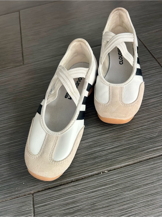 adidas Shoes - adidas Women's White Beige Mary Jane Sneakers